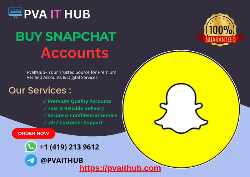 Buy Verified Snapchat Accounts